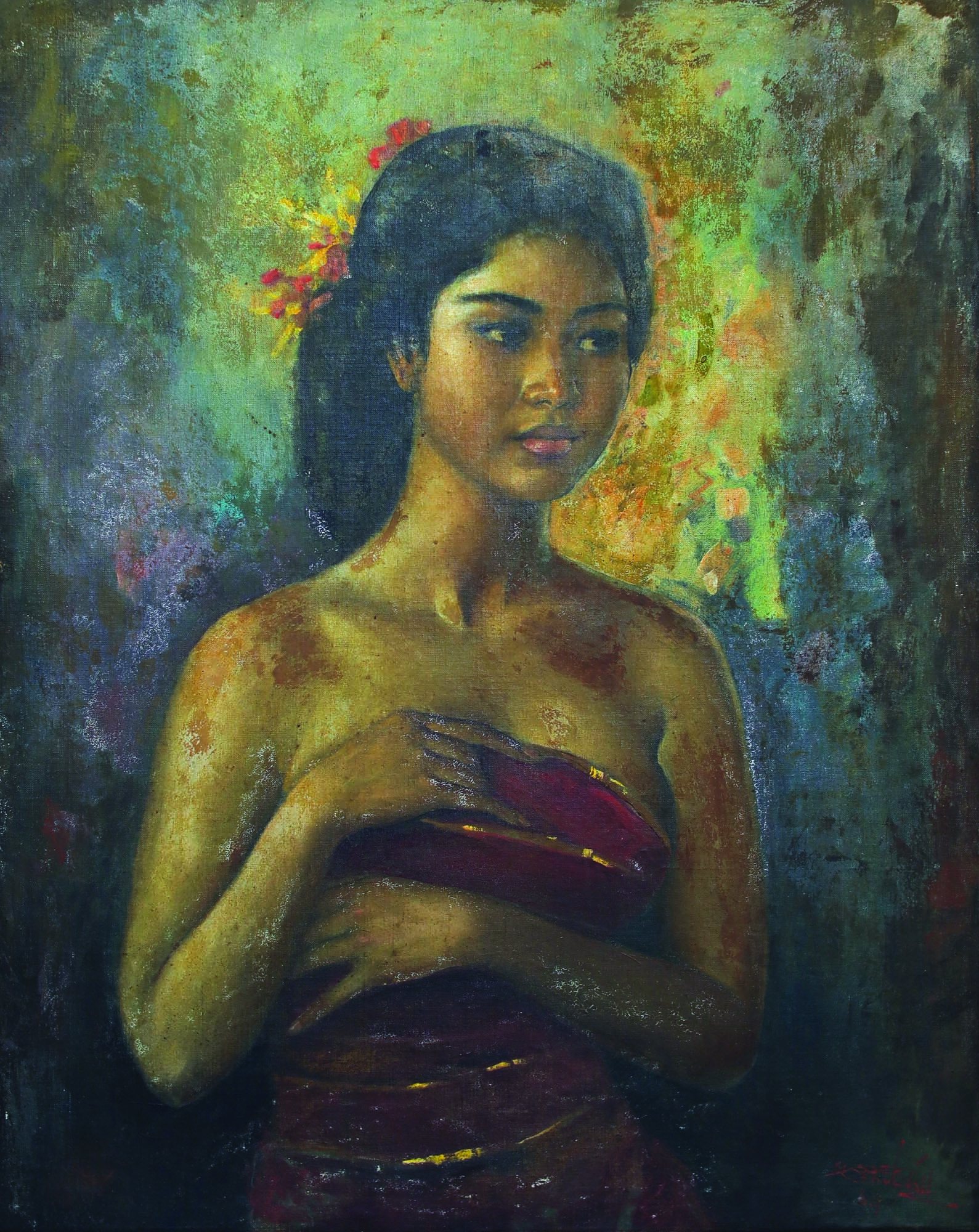 Basoeki Abdullah | Lady (1964) | MutualArt