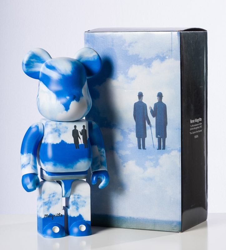 MEDICOM TOY - BE@RBRICK René Magritte 100%、400% Medicom Toy BE@RBRICK rené magritte 1965 400% 100% set