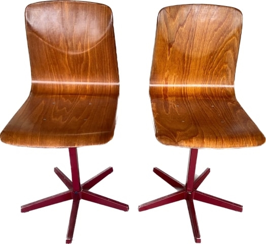 Elmar Flototto | 6) PAGHOLZ SCHOOL CHAIRS BY ELMAR FLOTTOTO (1970