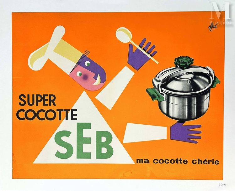 COCOTTE MINUTE Orange Vintage 6 Litres Seb Avec Soupape (4 EUR 22,00 - FR