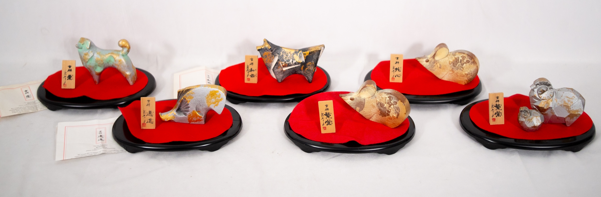 Saegusa Sotaro | Saegusa, Sotaro - Lot de 6 sculptures de la