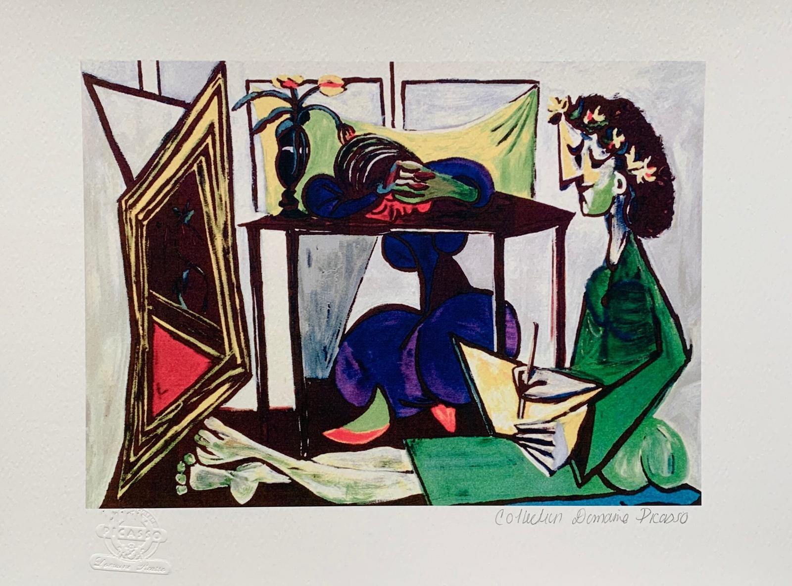 Pablo Picasso | Interior with Girl Drawing | MutualArt