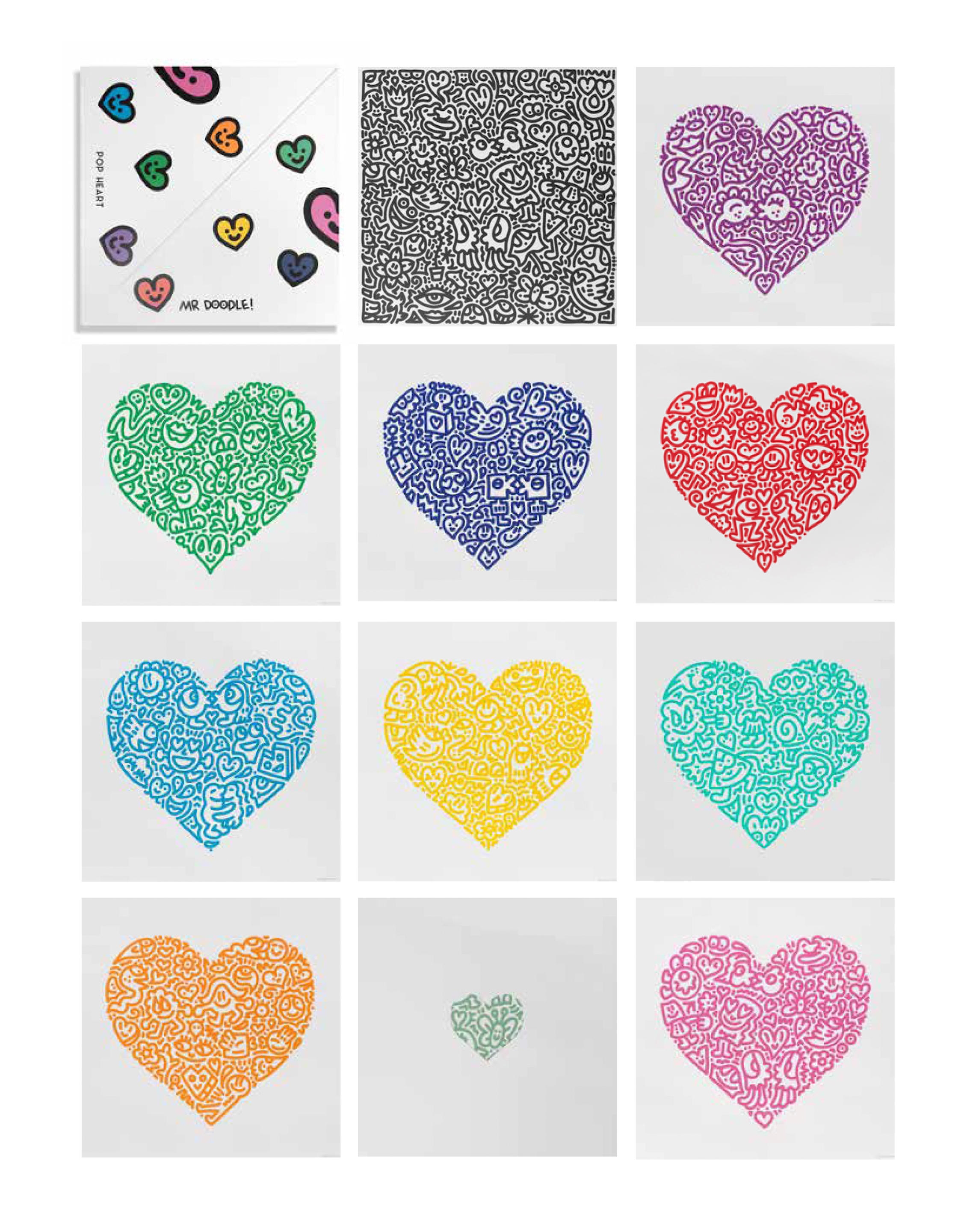 Mr. Doodle | Pop Heart (Collector's Box Edition (2021) | MutualArt