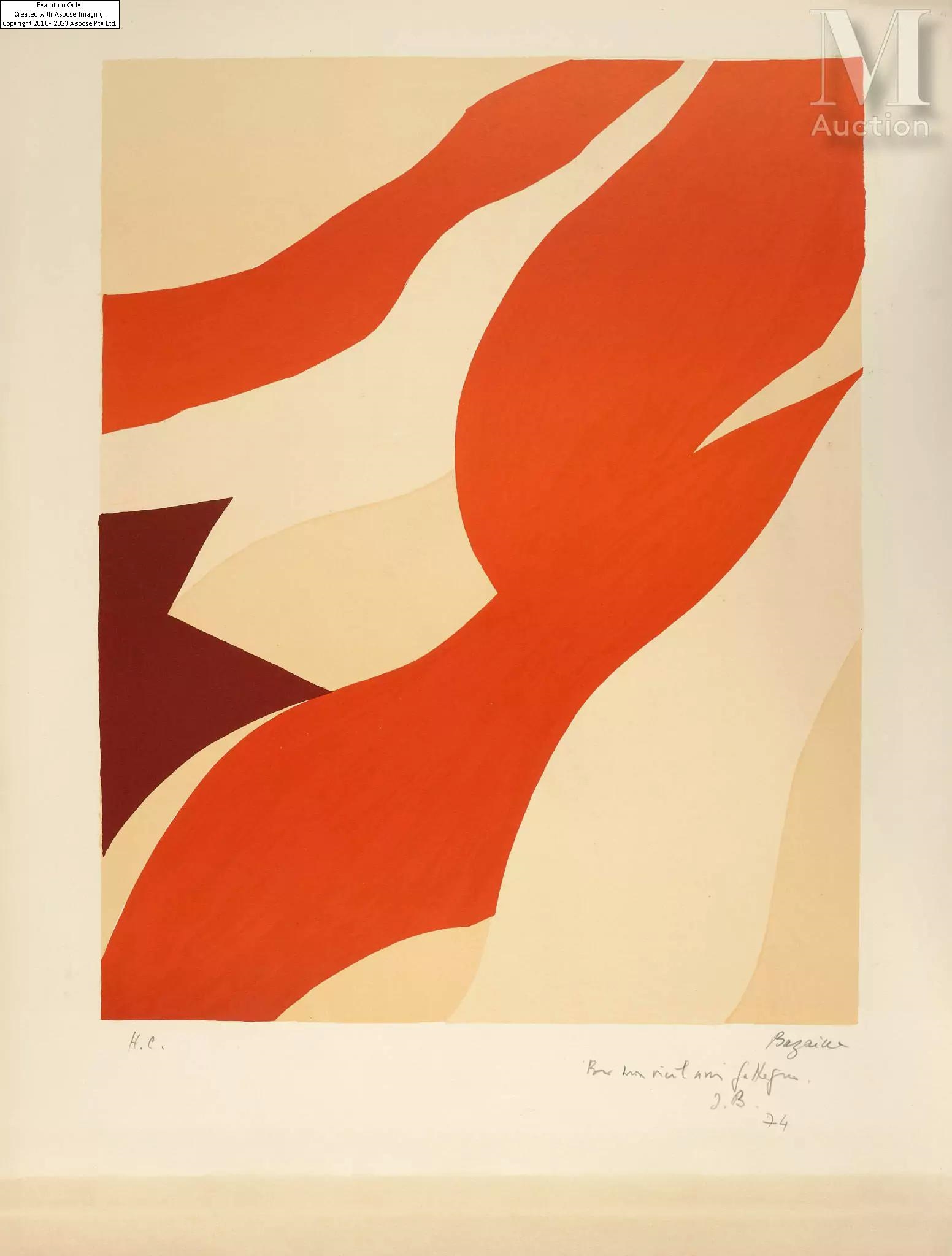 Jean René Bazaine | Sans titre (1974) | MutualArt