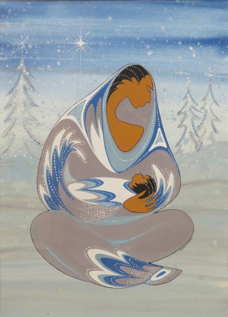 Maxine Noel | A mother embracing her child in a surrealistic