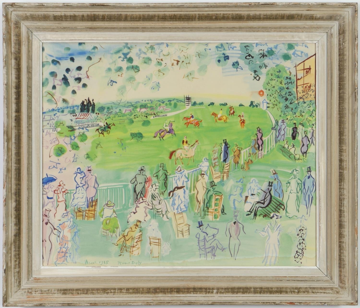 Raoul Dufy | RAOUL DUFY ASCOT LITHOGRAPH signed in the plate