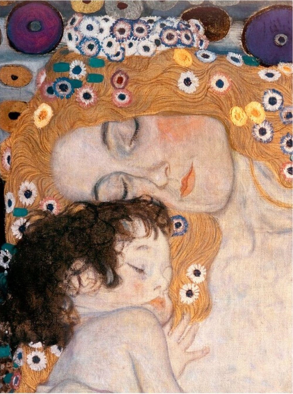 Gustav Klimt | The Three Ages of Woman (detail) Impression d