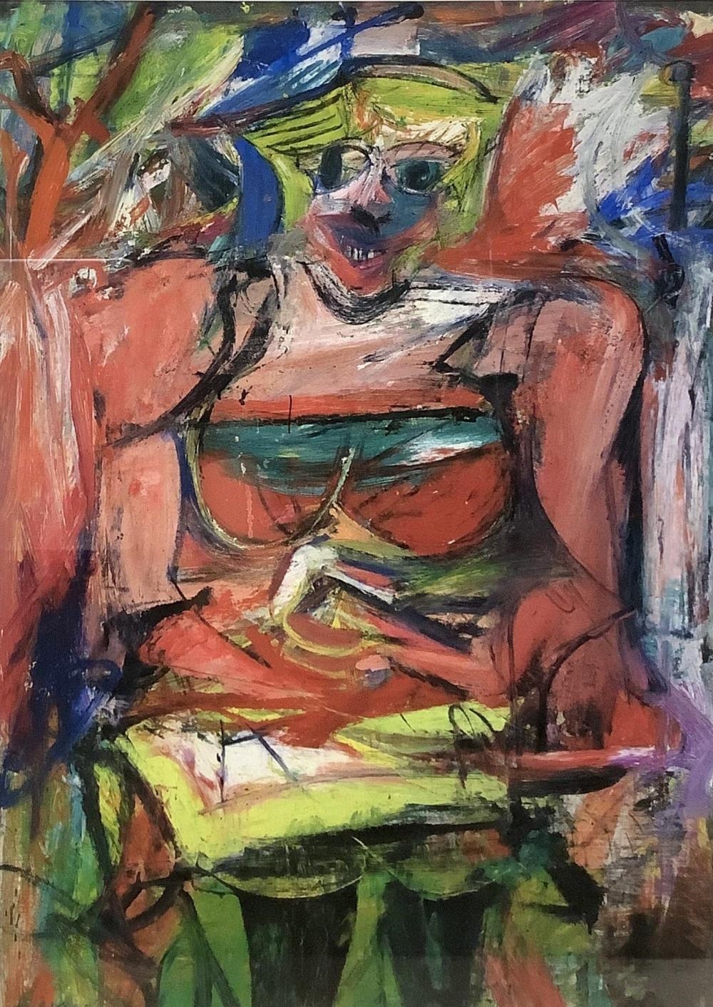 ウーマン5/ウィリアム デ クーニング/ポスター Willem de Kooning | William De Kooning “Woman V” Framed Print
