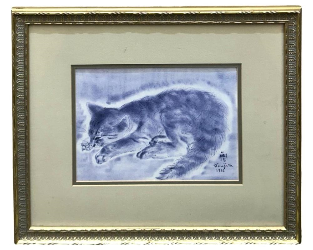 Leonard Tsuguharu Foujita | Tsuguharu Foujita “Petit Chat Print