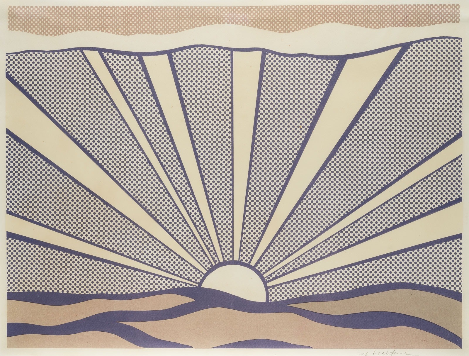 Roy Lichtenstein | SUNRISE' (1965 (1923) | MutualArt