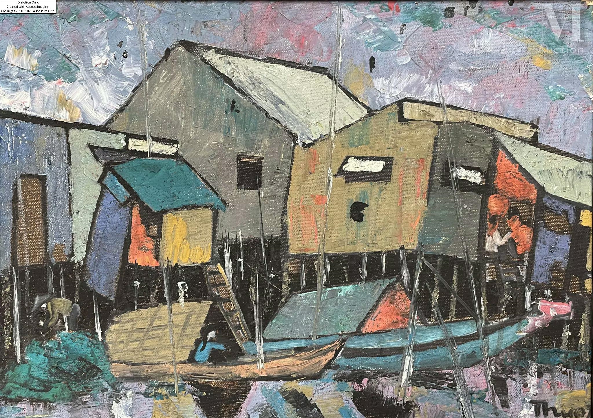 ベトナム絵画 /Bức tranh Việt Nam. Bức tranh 600.000 USD của Việt Nam