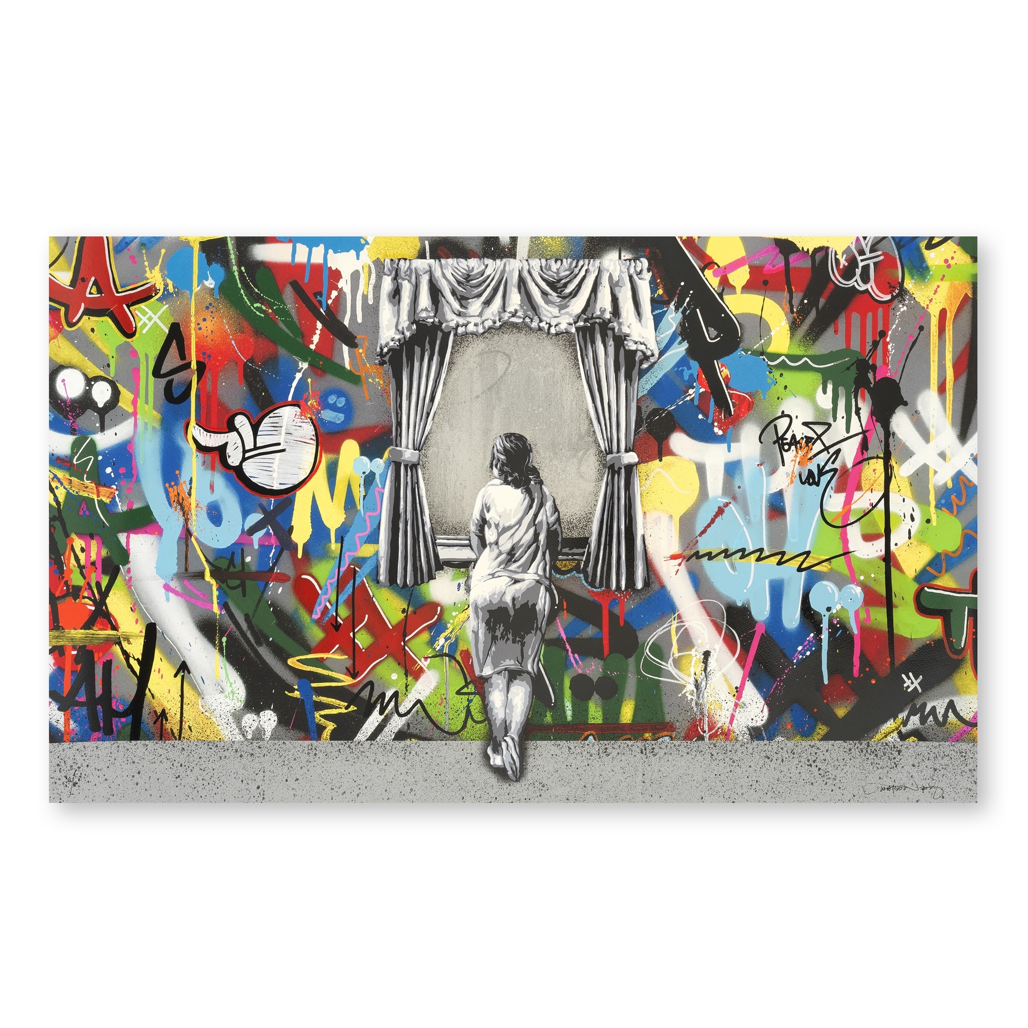 Window the at Figure – Whatson Martin WINDOW」 THE AT Whatson「FIGURE 【新品】Martin (Square) CuratedBySey.com • 絵画