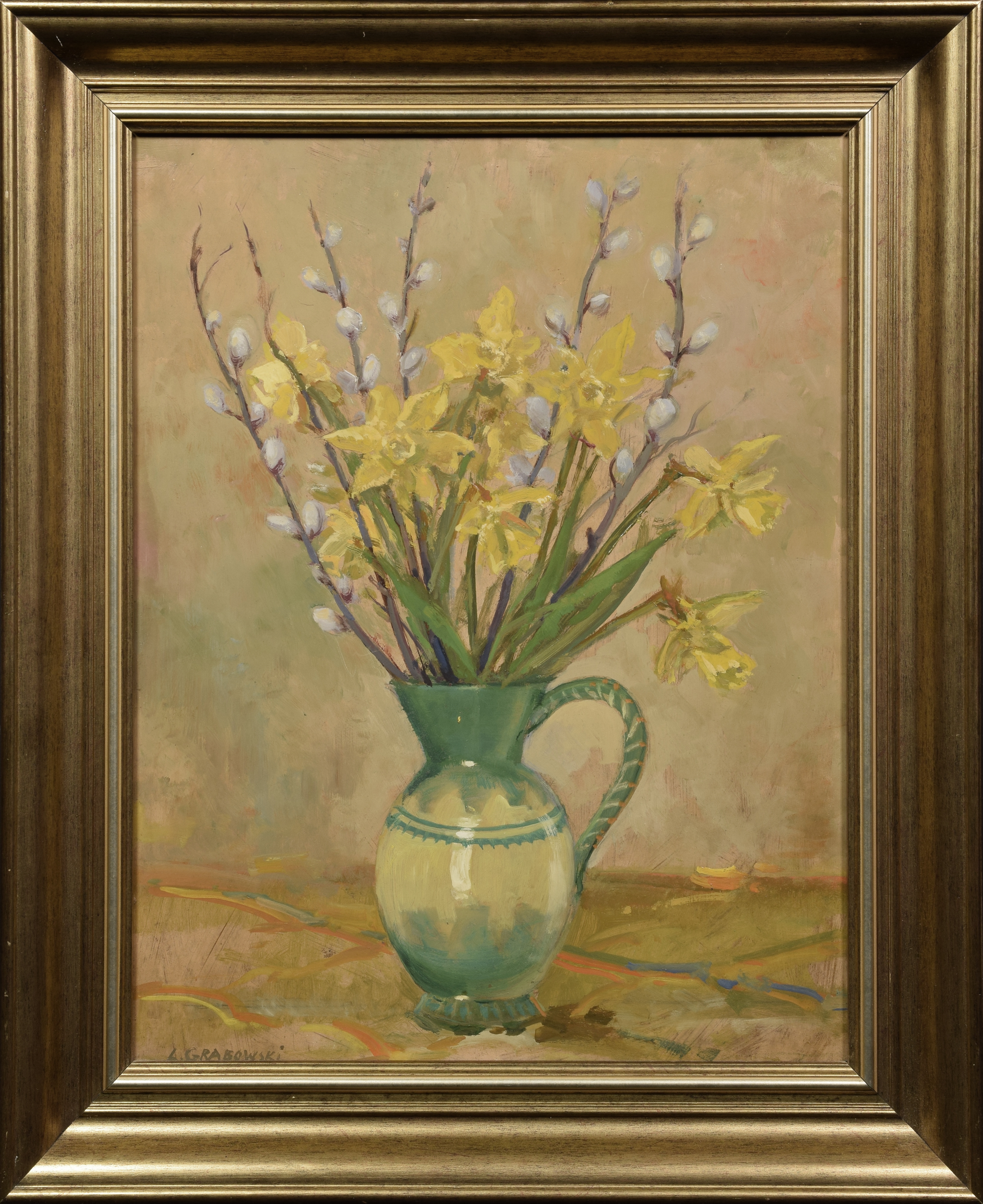 チューリップ  Paul Immel | Paul Immel 'Yellow Tulip No.2' Watercolor on