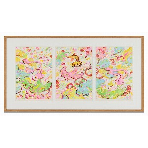 Ayako Rokkaku | Untitled 2 (Triptych Edition (2022) | MutualArt
