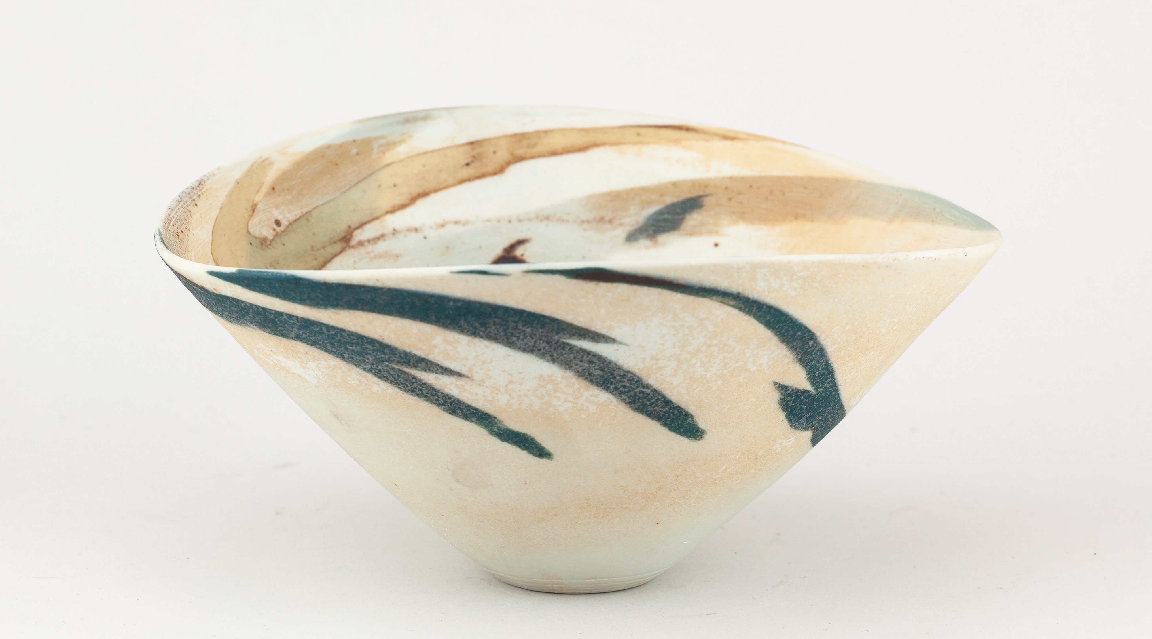 Jack Doherty | JACK DOHERTY (born 1948); an oval porcelain bowl