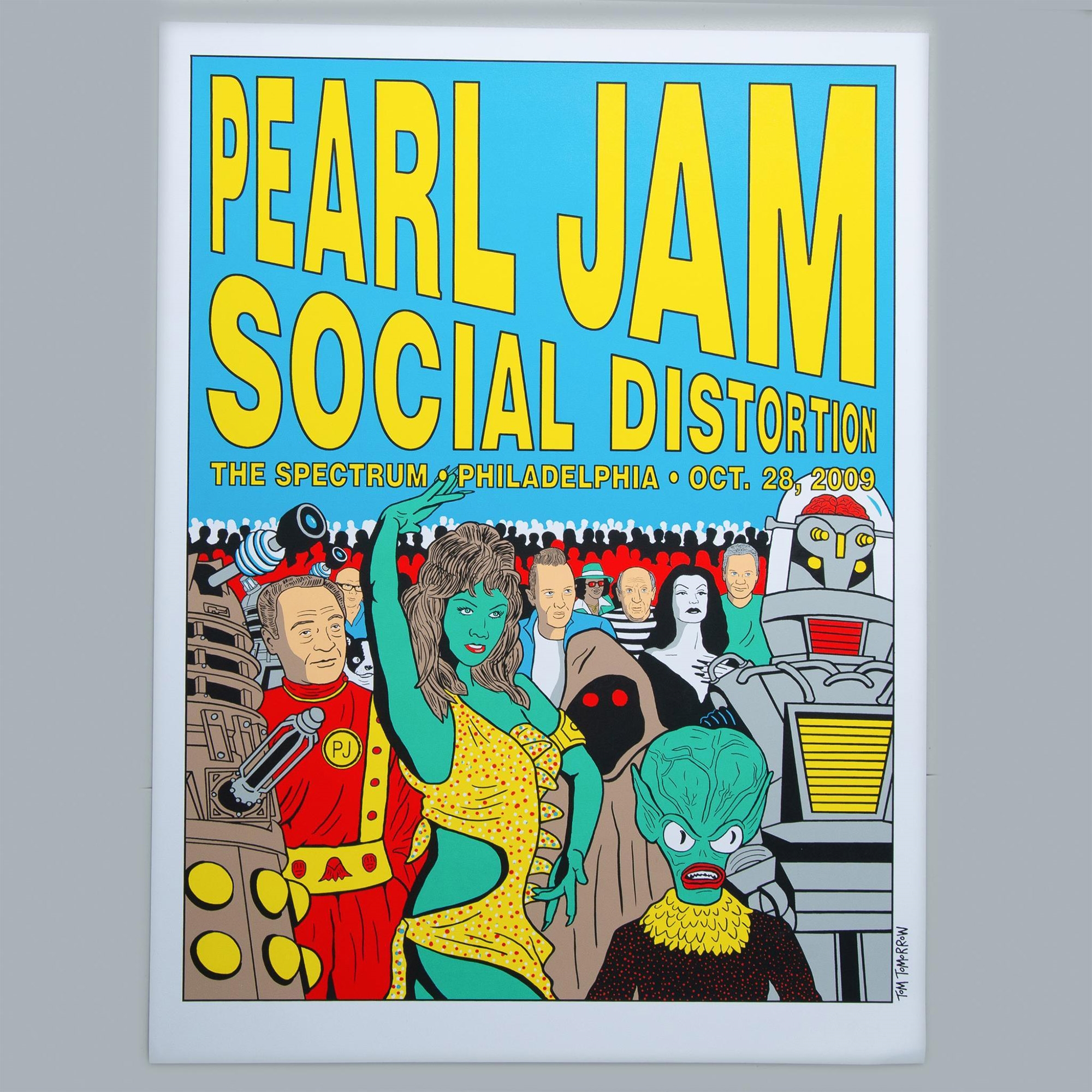 Tom Tomorrow | Tom Tomorrow, Original Pearl Jam 2009 Concert