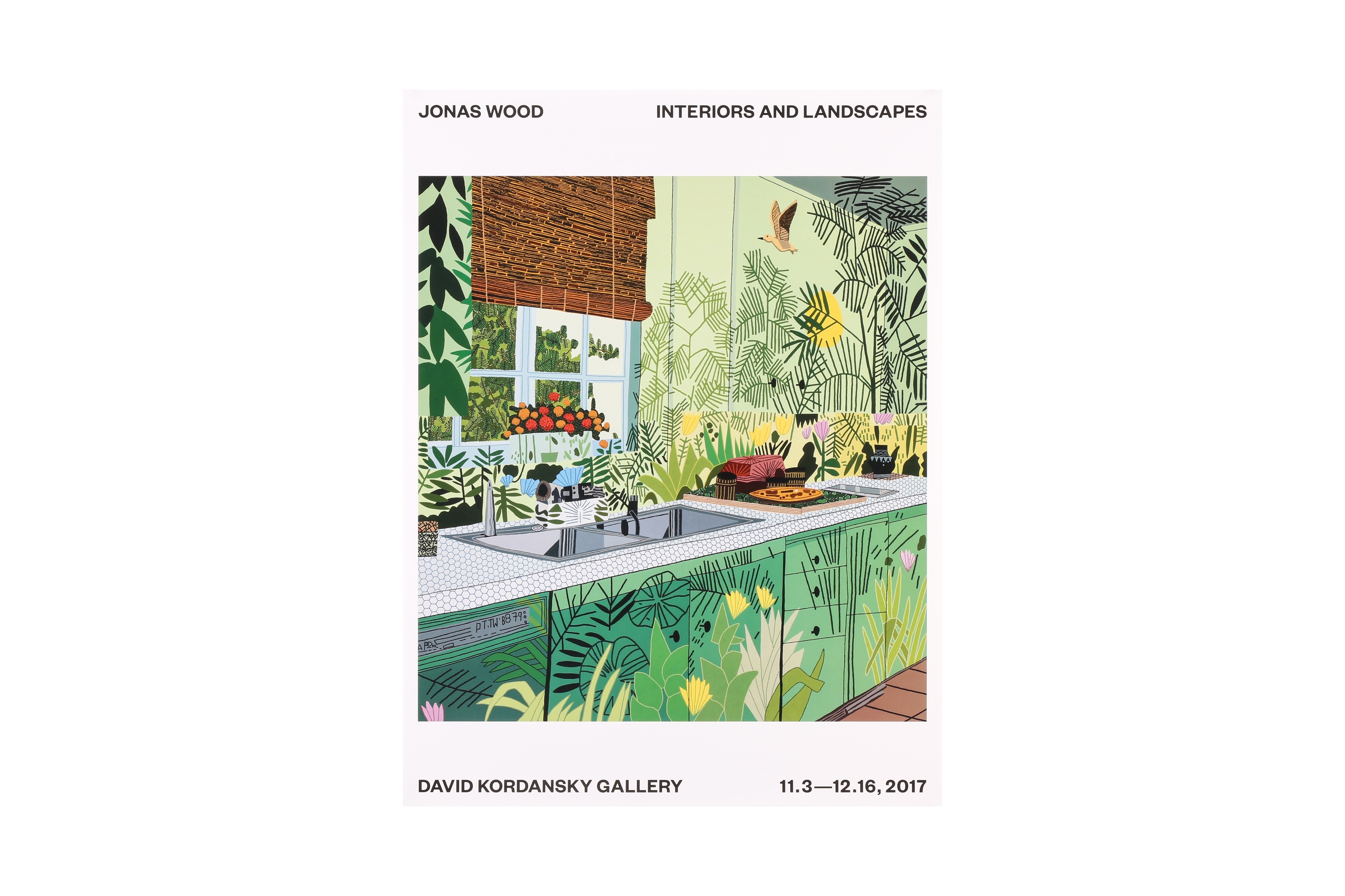 Jonas Wood ポスター Jonas Wood Exhibition Poster 新着ポスターです