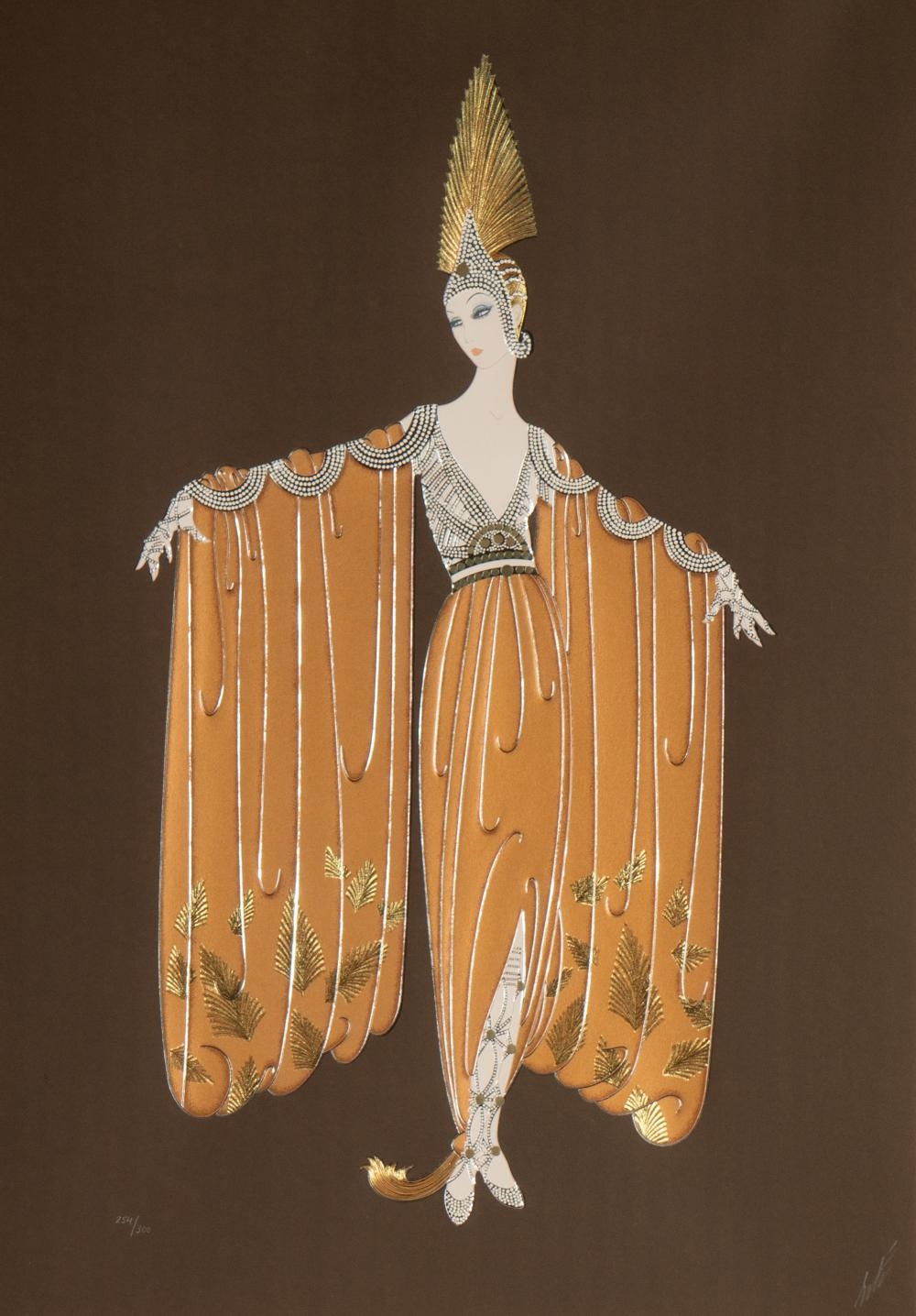 Erté | Romain (Erte) De Tirtoff (1892 - 1990): Gown Orientale