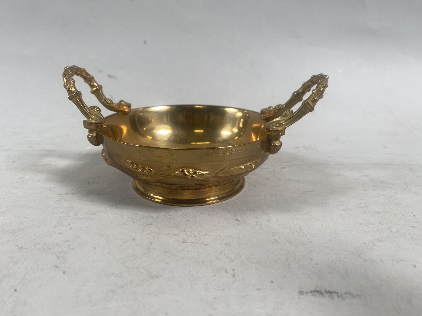 Coupe Sur Piédouche En Bronze Doré