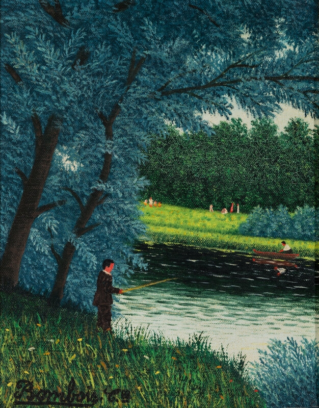 Camille Bombois | Camille Bombois (French, 1883-1970) La Varenne à