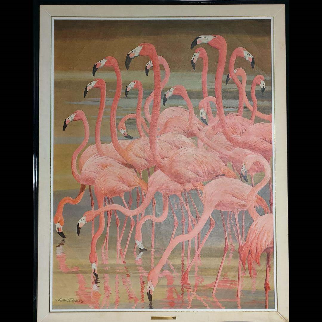 Arthur Singerアーサーシンガー！フラミンゴバレット。鳥のArtist Arthur B. Singer | Arthur Singer Flamingo Bullet Bird Artist
