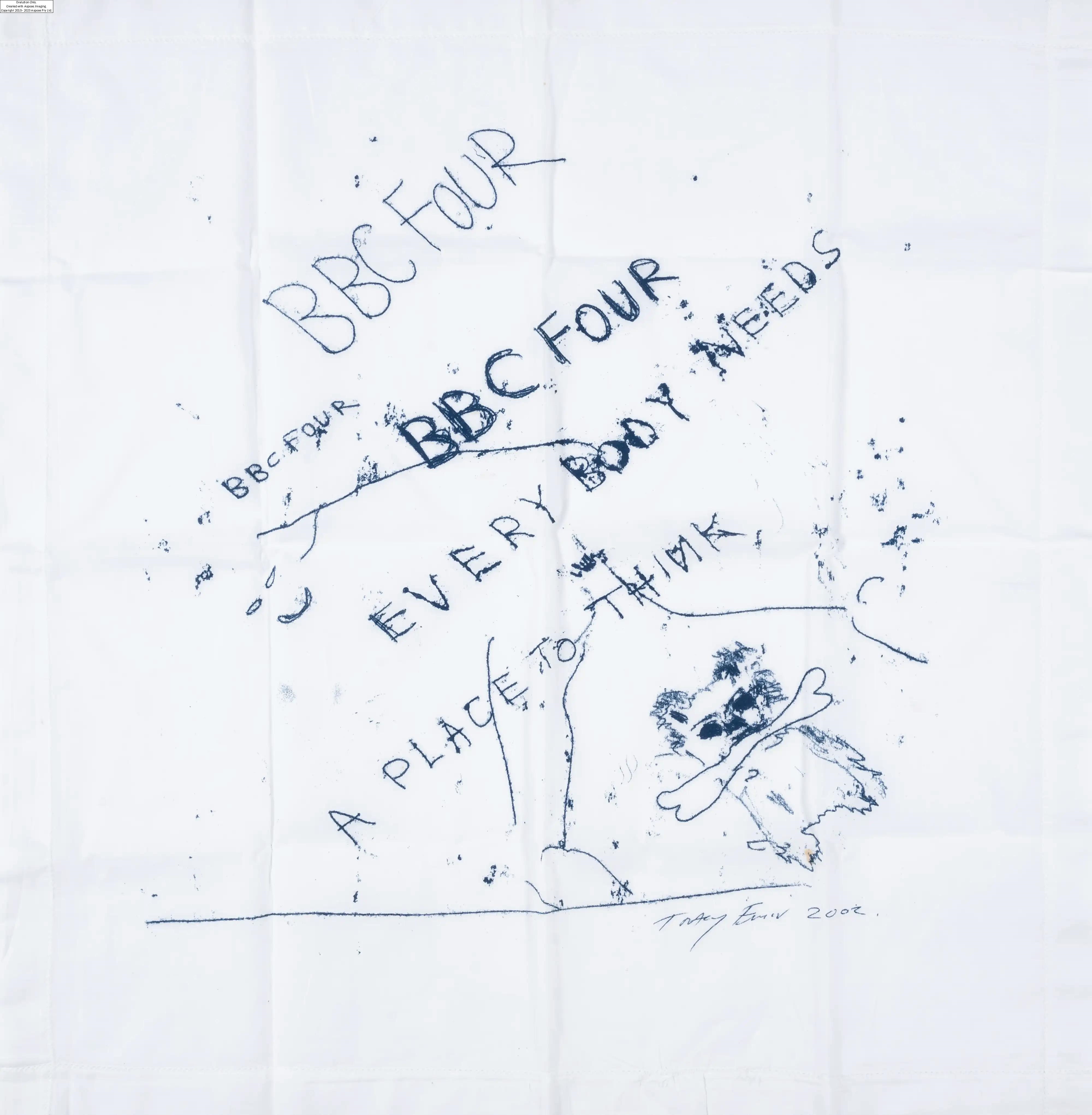 Tracey Emin | 61Tracey Emin (b.1963)Everybody Needs a Place to