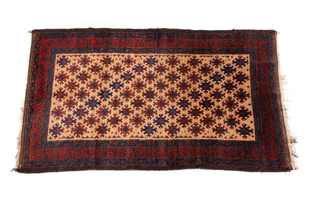Baluch face rug K. Douglas | BALUCH AREA RUG (Early 20th Century