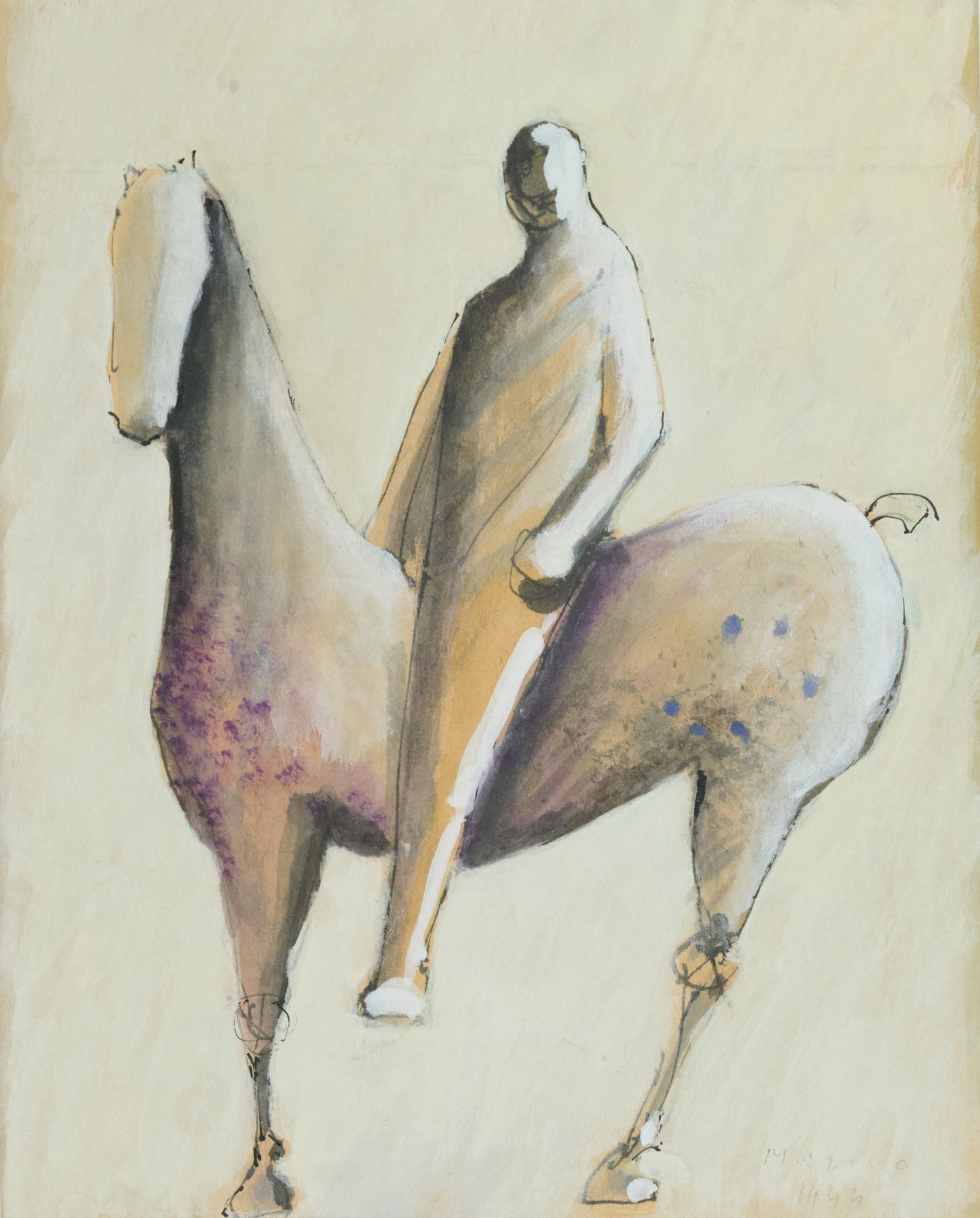 Marino Marini、Cavallo e Cacalliere Marino Marini | Cavallo e cavaliere (1944) | MutualArt