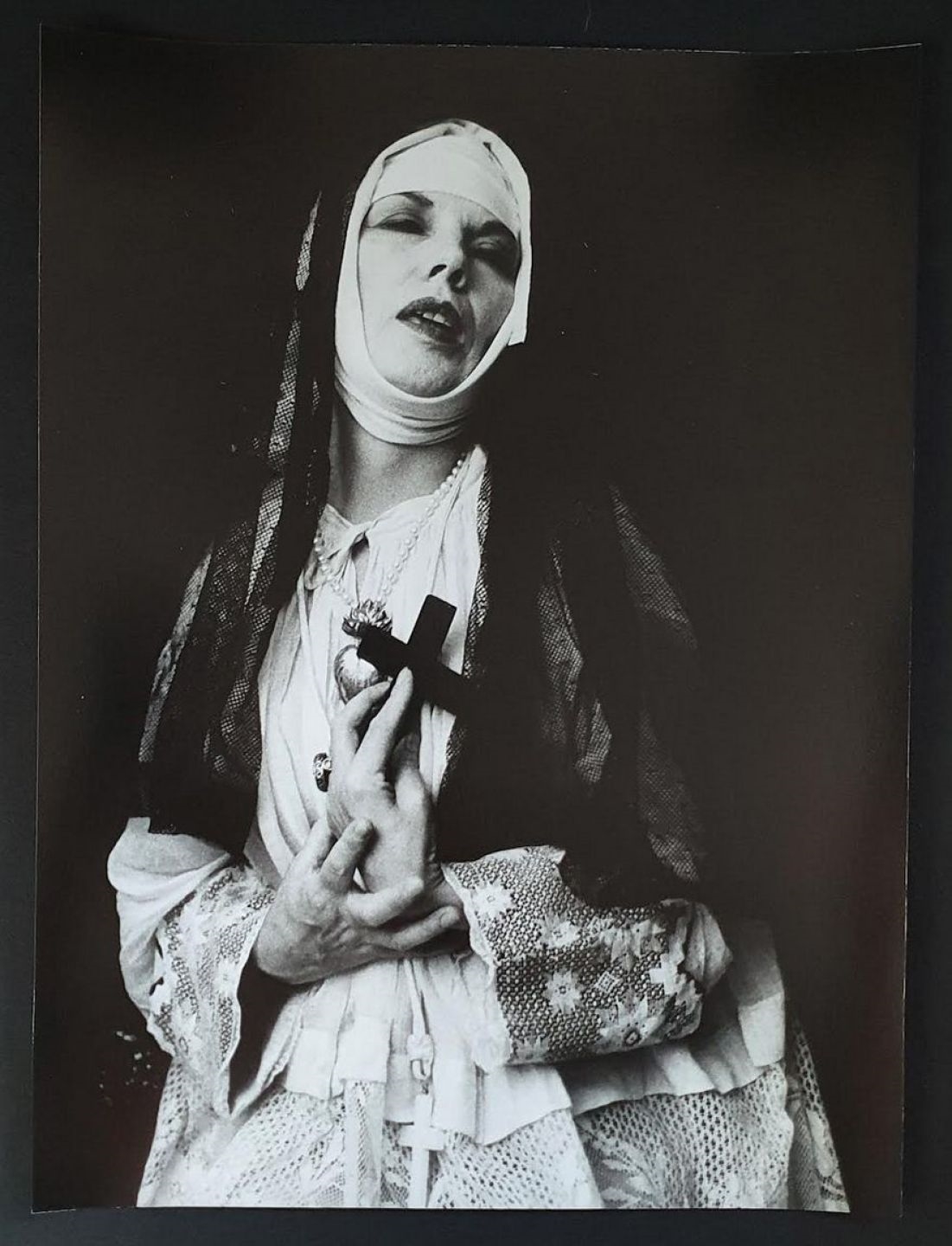 Classic portrait in a museum setting