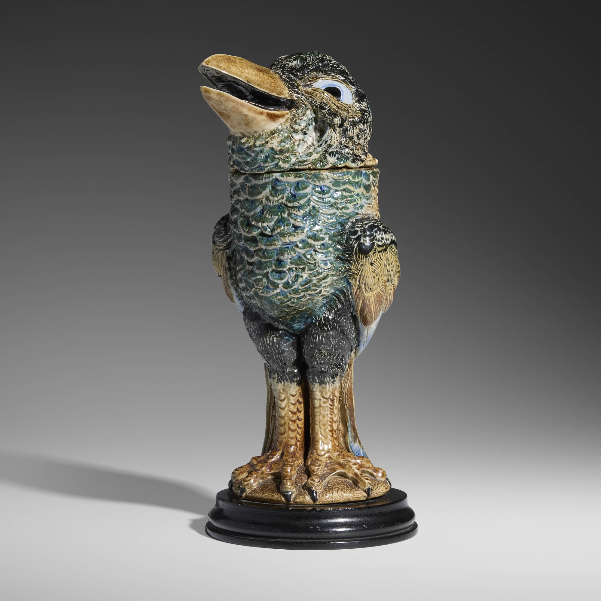 wally bird tobacco jar Robert Wallace Martin | Wally-bird tobacco jar (1891)