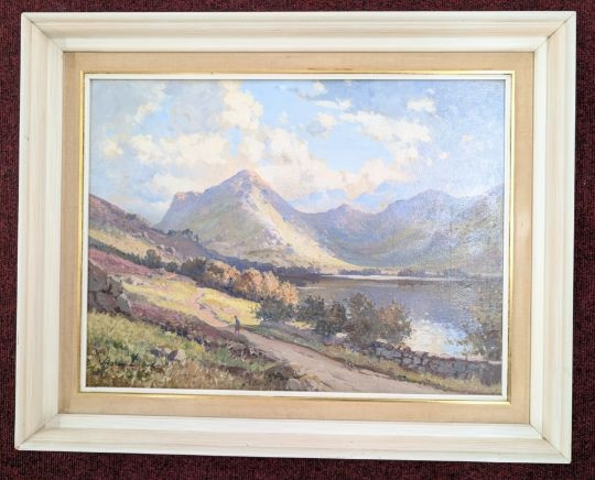 Aquarelle Ancienne – Windermere Lake District – 1889 – XIXème – Non Encadrée