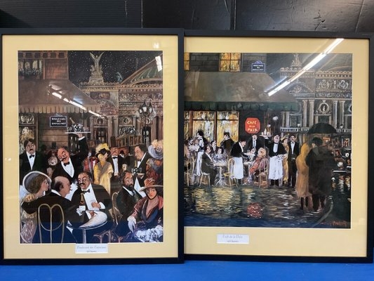Guy Buffet | Boulevard des Capucines; Cafe de La Paix | MutualArt
