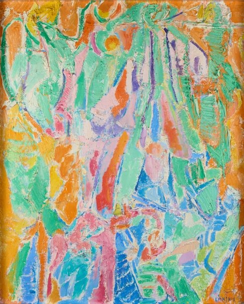 André Lanskoy | Orange composition | MutualArt