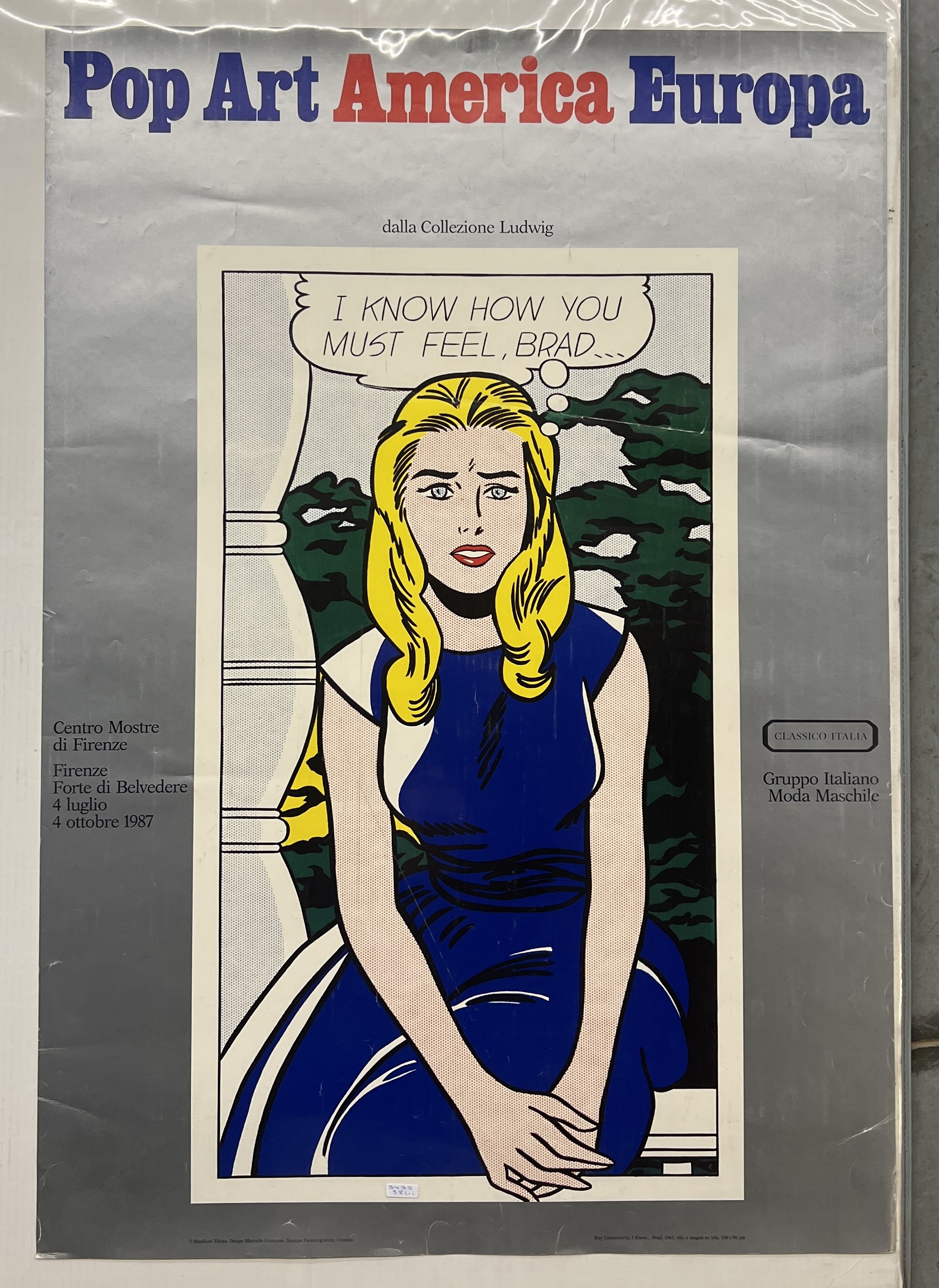 【ヴィンテージポスター】Roy Lichtenstein ポップアート1987 Roy Lichtenstein | Pop Art America Europe (1987) | MutualArt