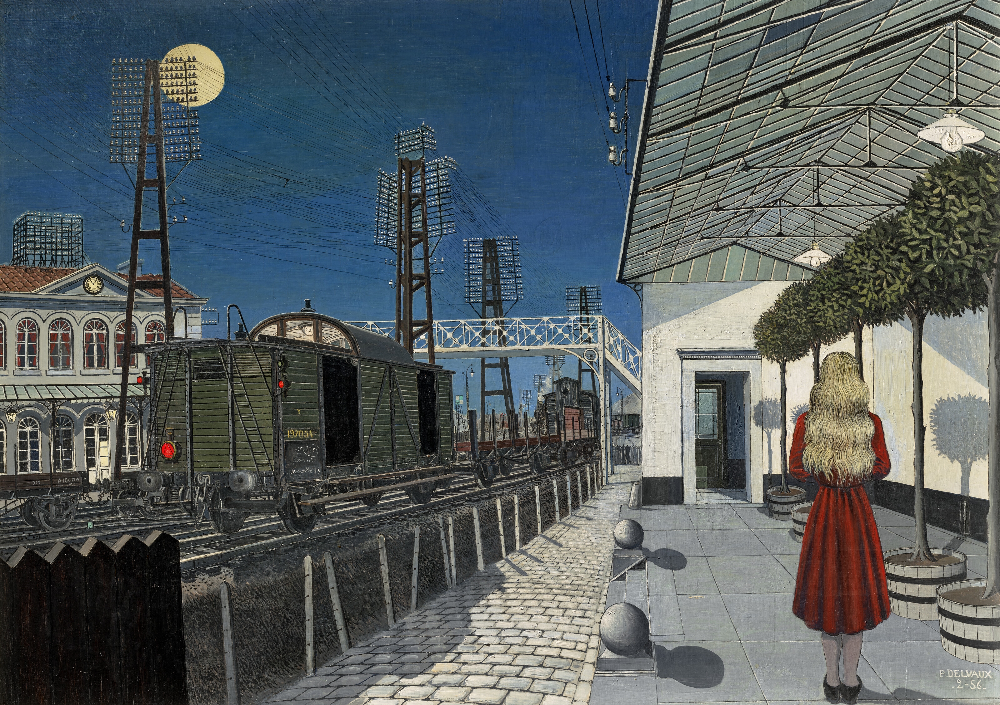 Paul Delvaux | Nuit de Noël (1956) | MutualArt