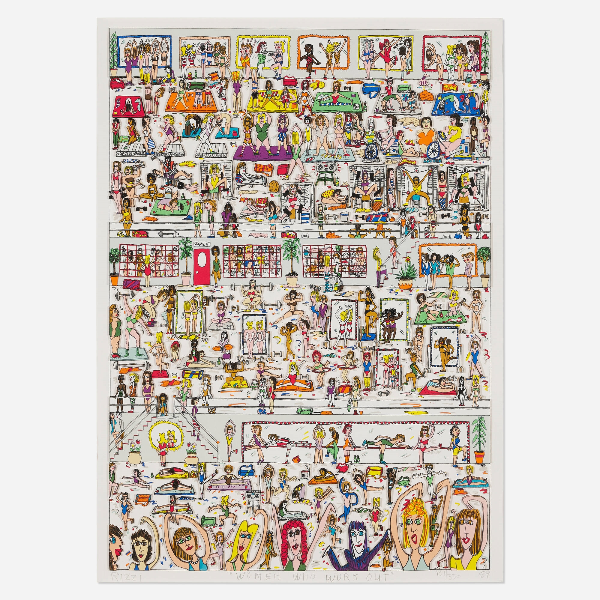 chobi　ジェームスリジィ作  \"WOMEN WHO WORK OUT\" chobi ジェームスリジィ作 