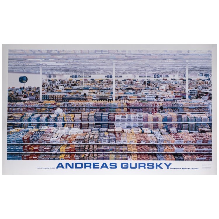 Andreas Gursky | Exhibition Poster '99 Cent (2001) | MutualArt