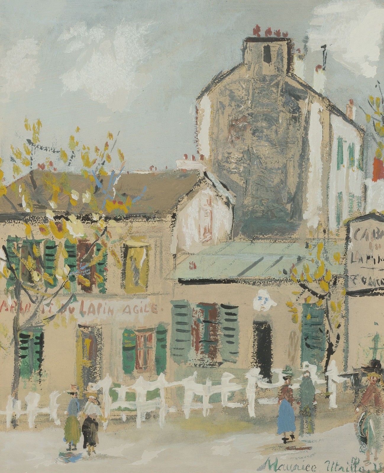 Maurice Utrillo | LE LAPIN AGILE, MONTMARTRE' (1950 (1883) | MutualArt
