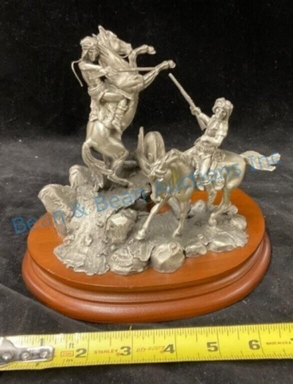 Donald Jack Polland | Donald Polland Pewter Figurine of Cochise