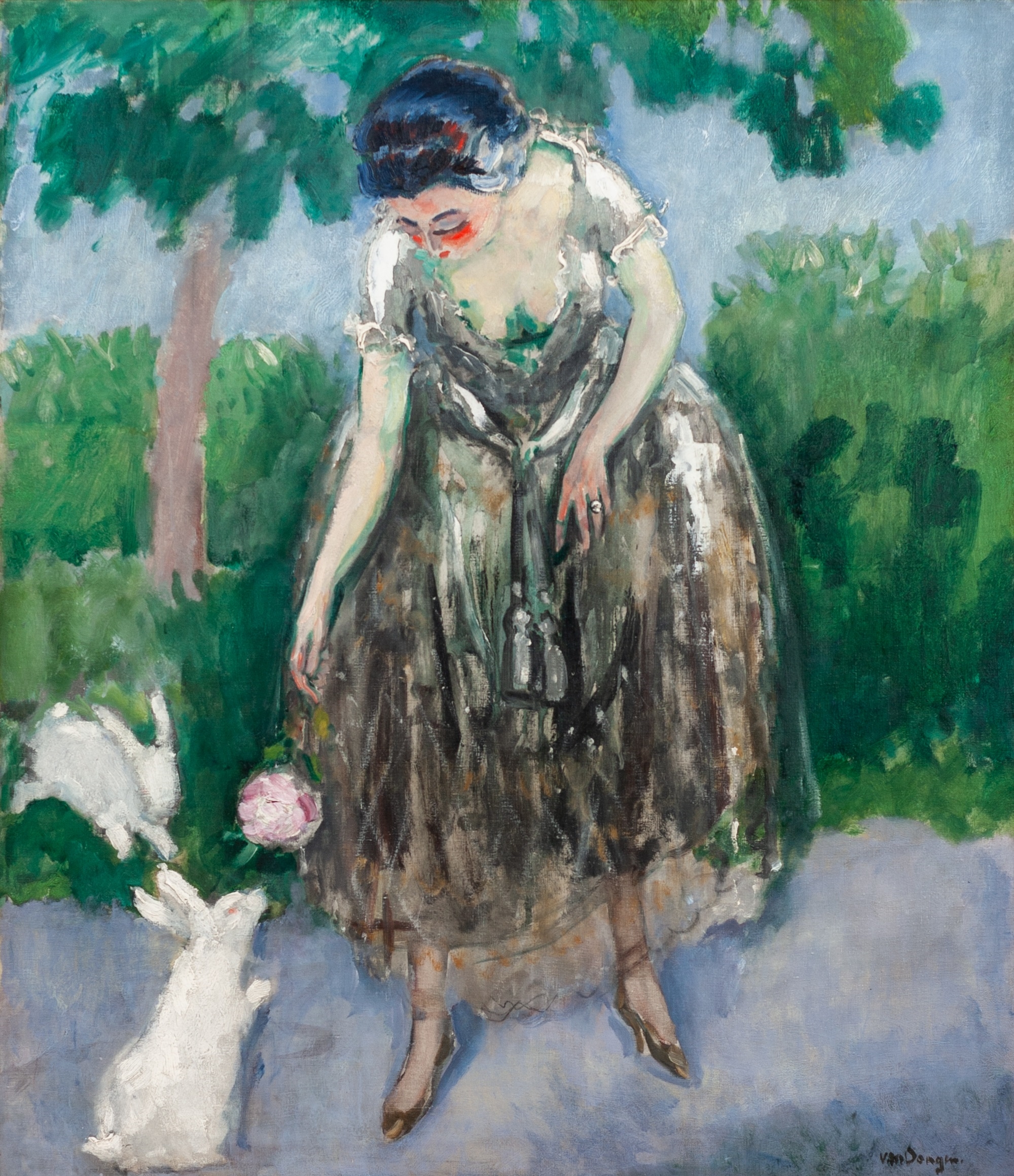 Kees van Dongen | La Femme aux Lapins (19) | MutualArt