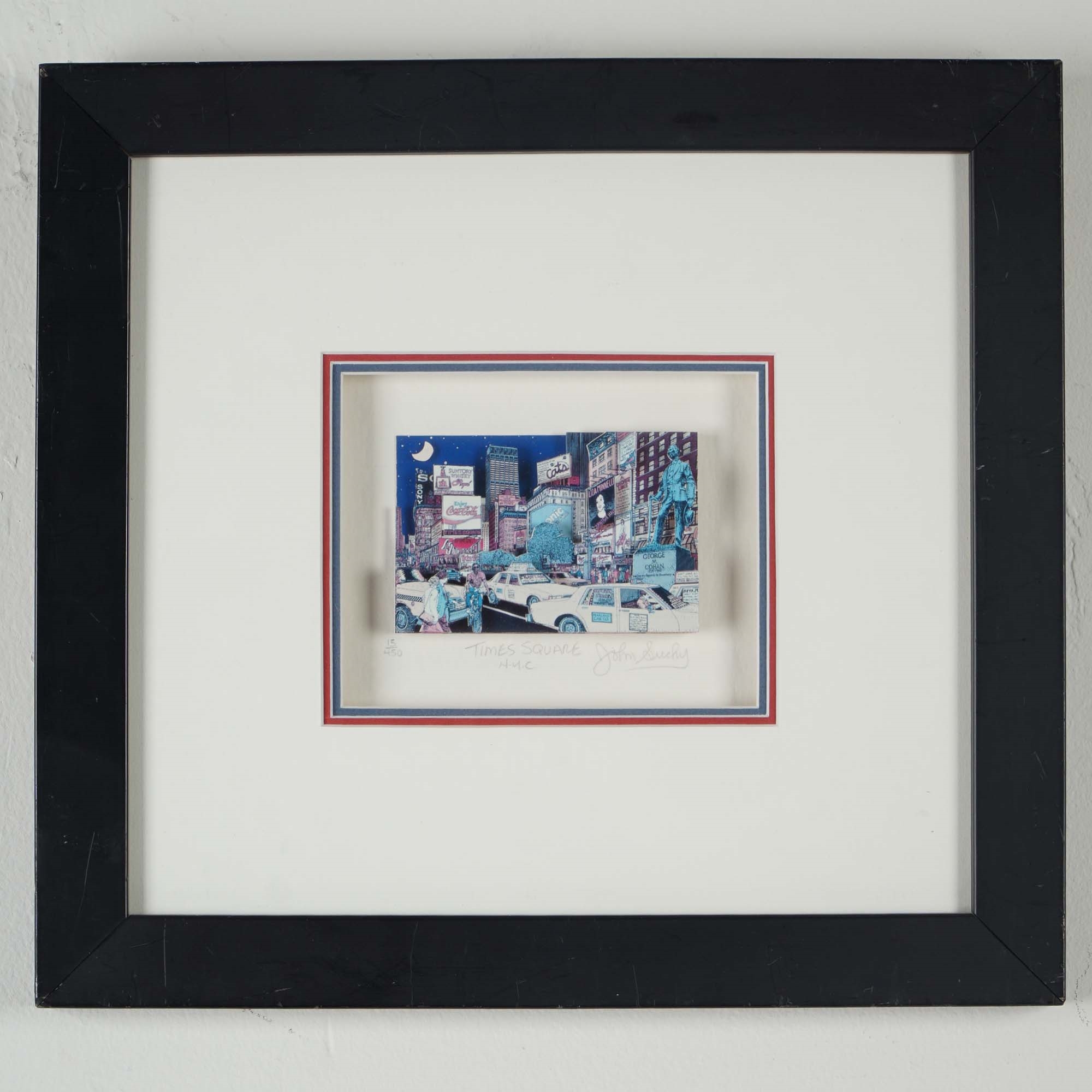 John Suchy | John Suchy, Times Square 3D Pop Art, Signed and