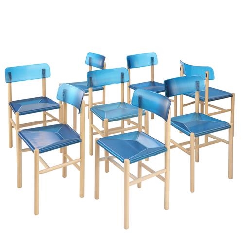 Jasper Morrison | EIGHT 'TRATTORIA' CHAIRS FOR MAGIS (2009