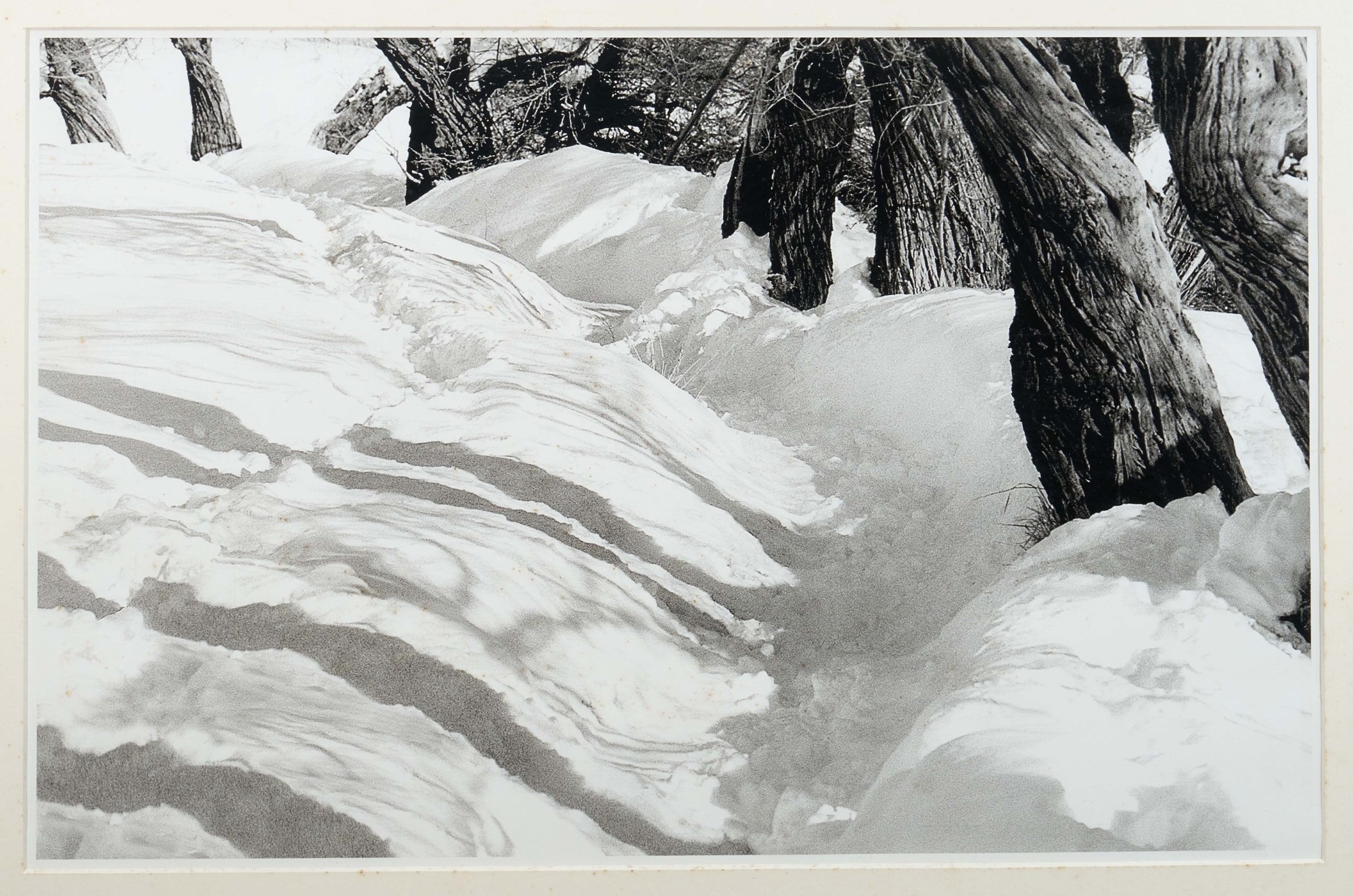 Abbas Kiarostami | Snow Landscape from the Snow White Series (1980 