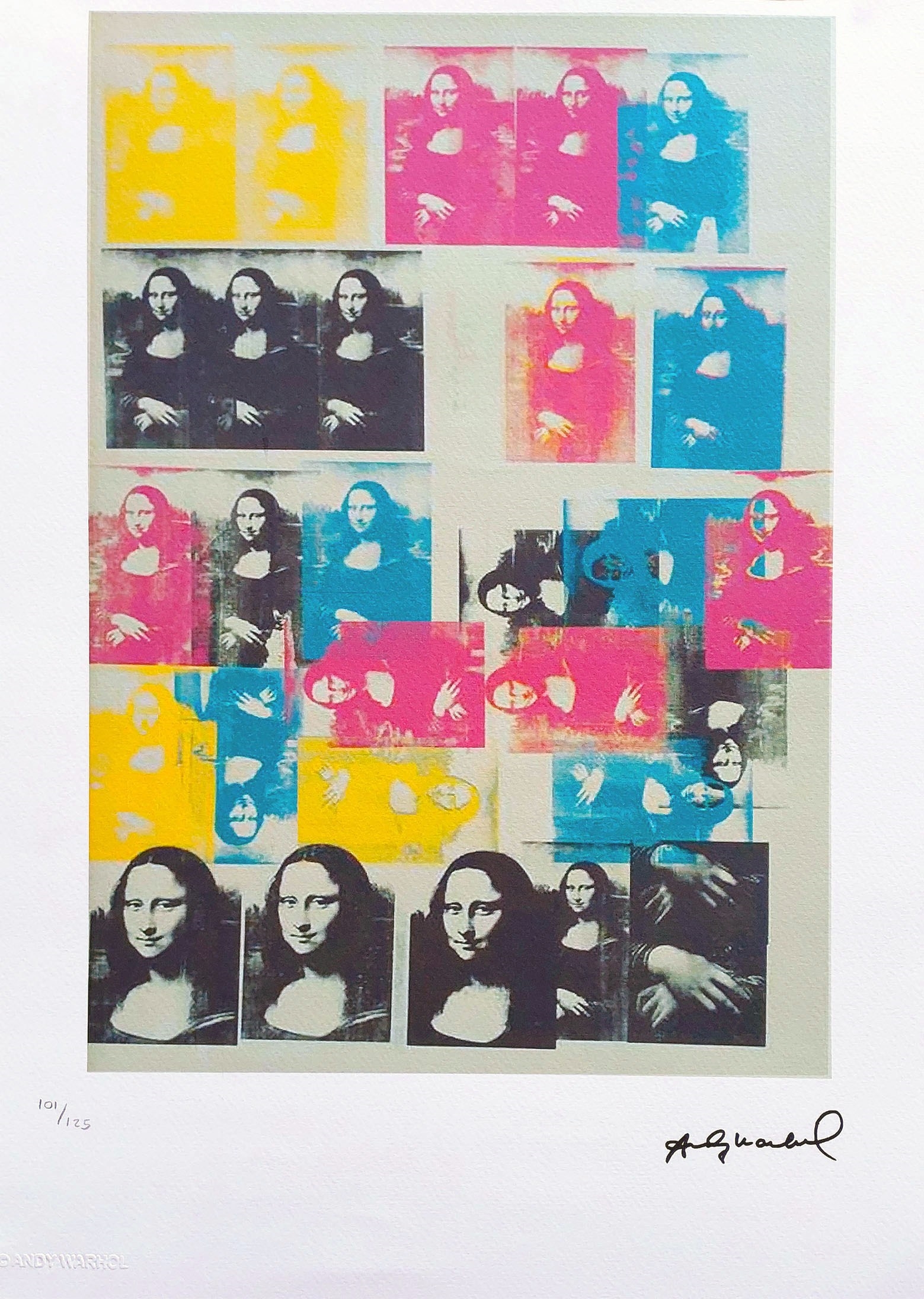 Andy Warhol | Colored Mona Lisa | MutualArt