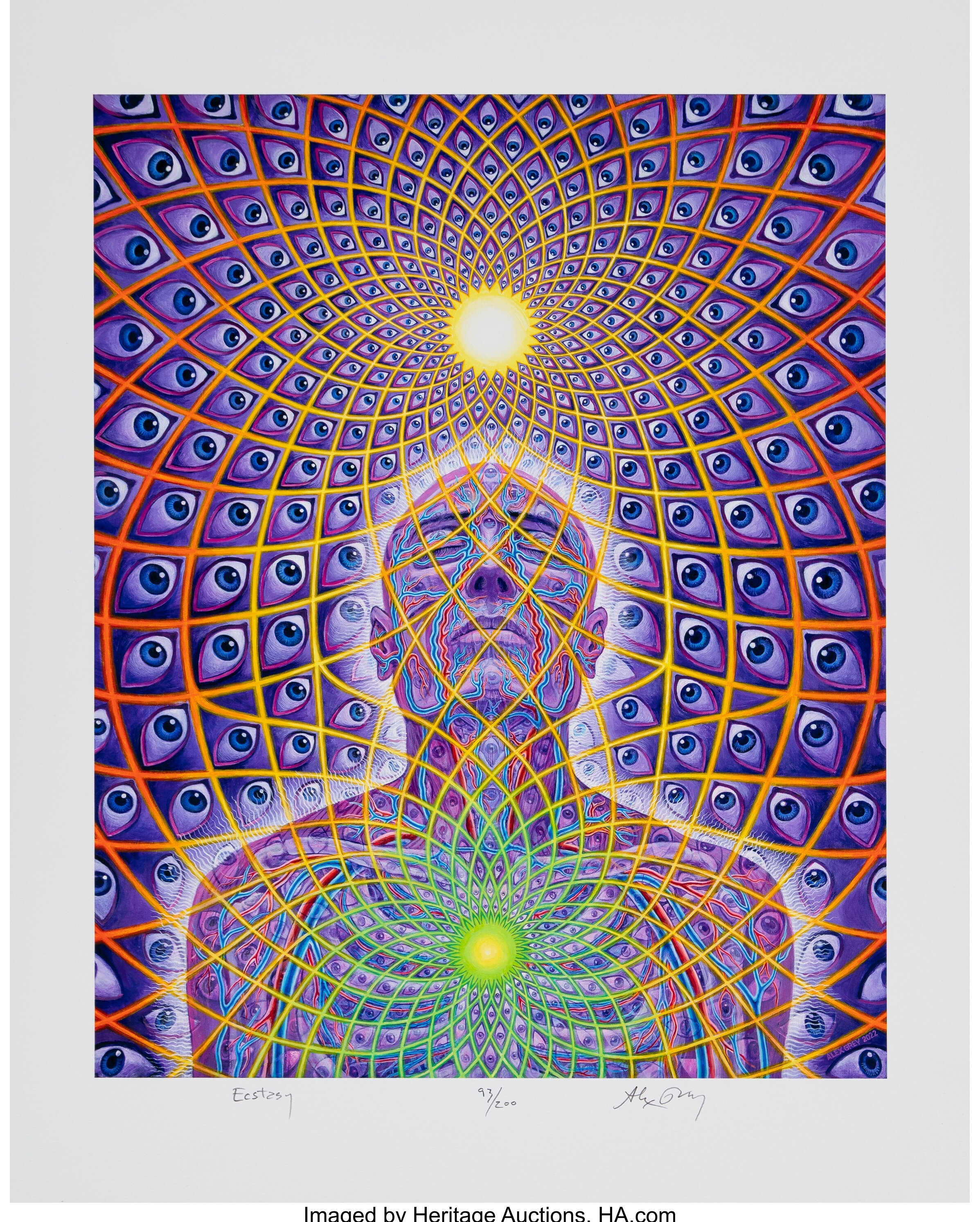絵画 ECSTACY Alex Grey | Ecstacy (2023) | MutualArt