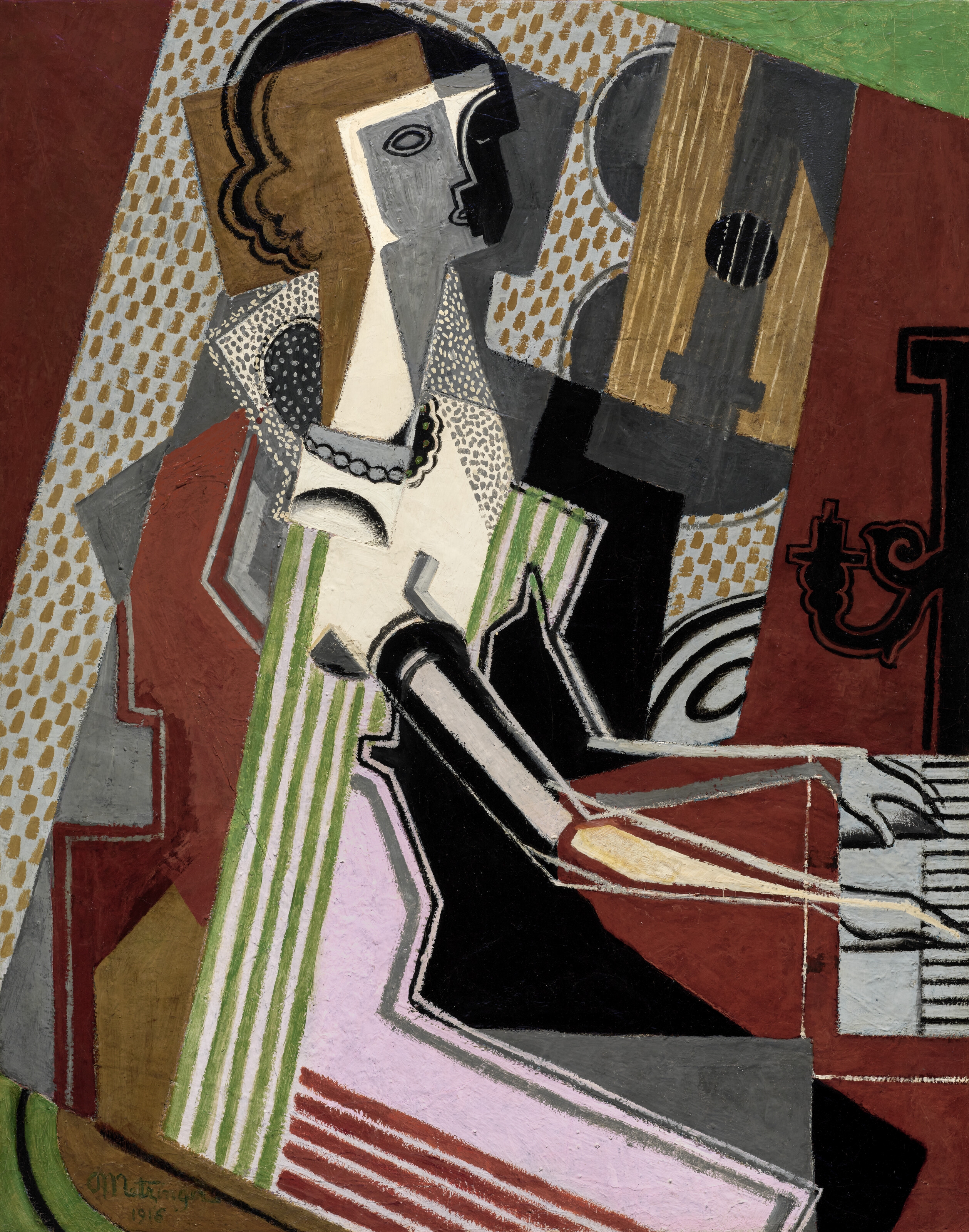Jean Metzinger | La Pianiste (1916) | MutualArt