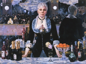 Linda Nochlin in Manet's Bar at the Folies-Bergere - Kathleen Gilje