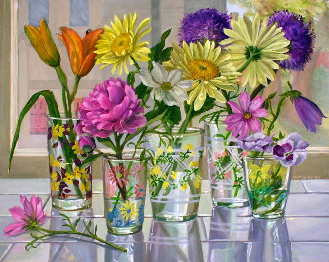 Artwork by Ellen Hutchinson, Glass Garden