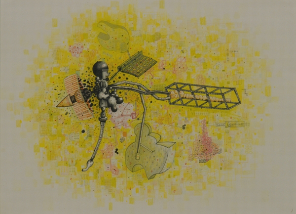 Artwork by Christopher Skura, Satellite Shooter