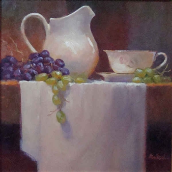 White Pitcher and Fruit - Kenneth Bronikowski